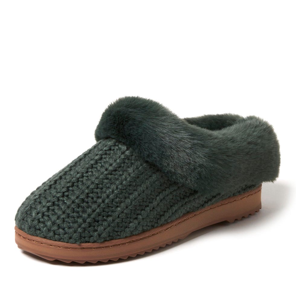 Hannah Chenille Knit Clog Slipper