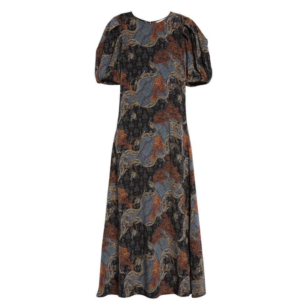 Calais Silk Maxi Dress