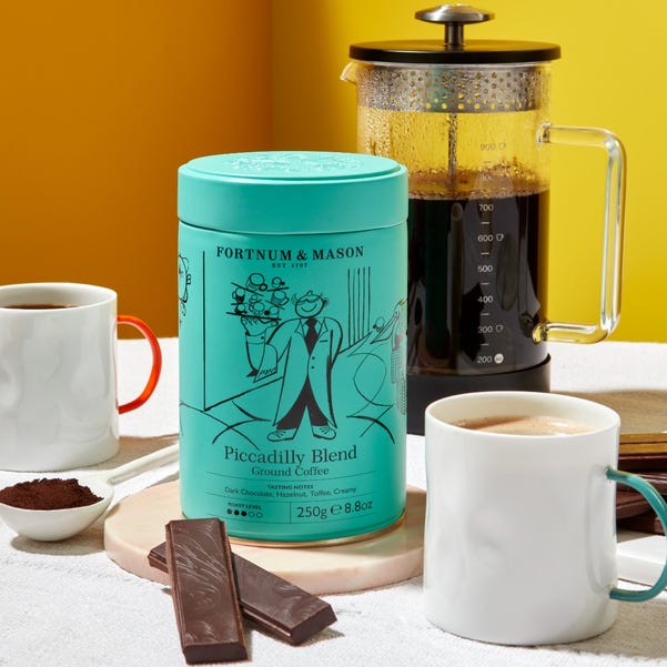 Piccadilly Blend Ground Coffee with Tin, 250g