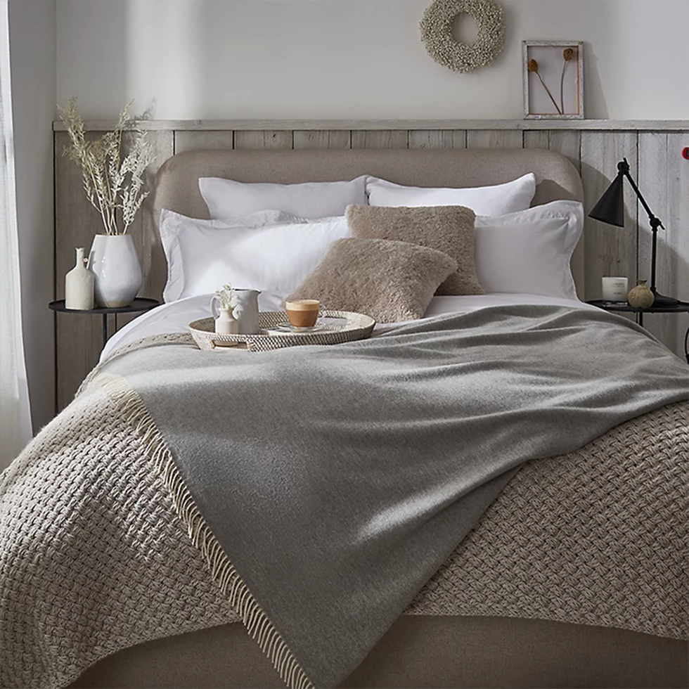 Luxury Wool Cashmere Throw