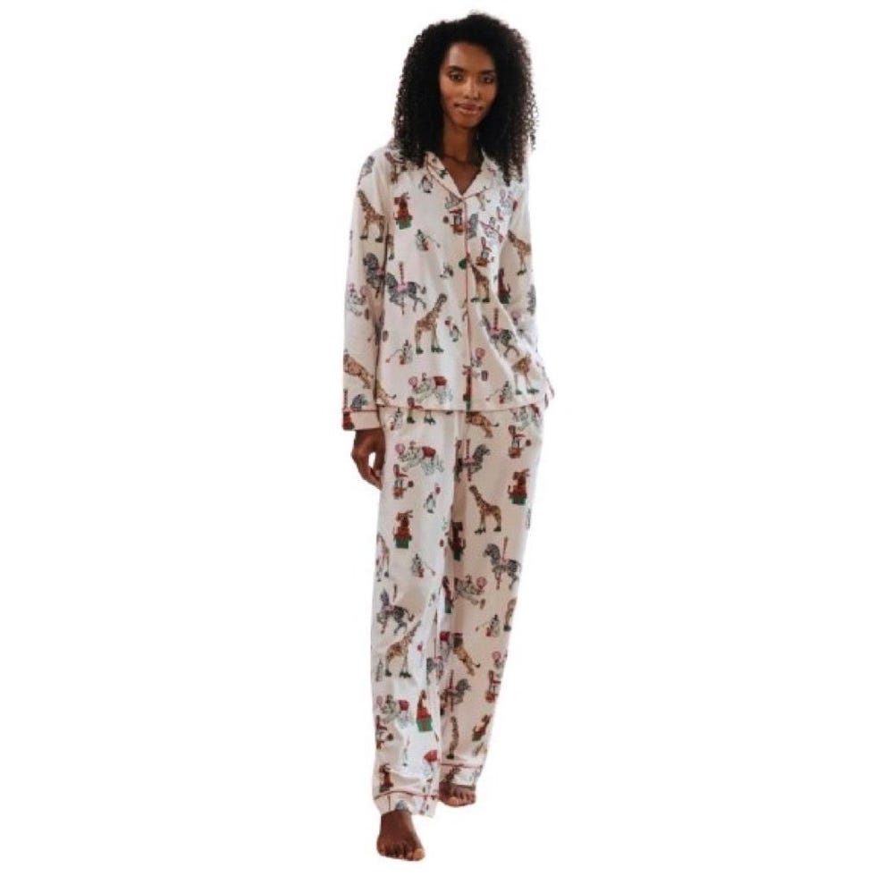 Curve Carnival Christmas Organic Cotton Pyjama Set