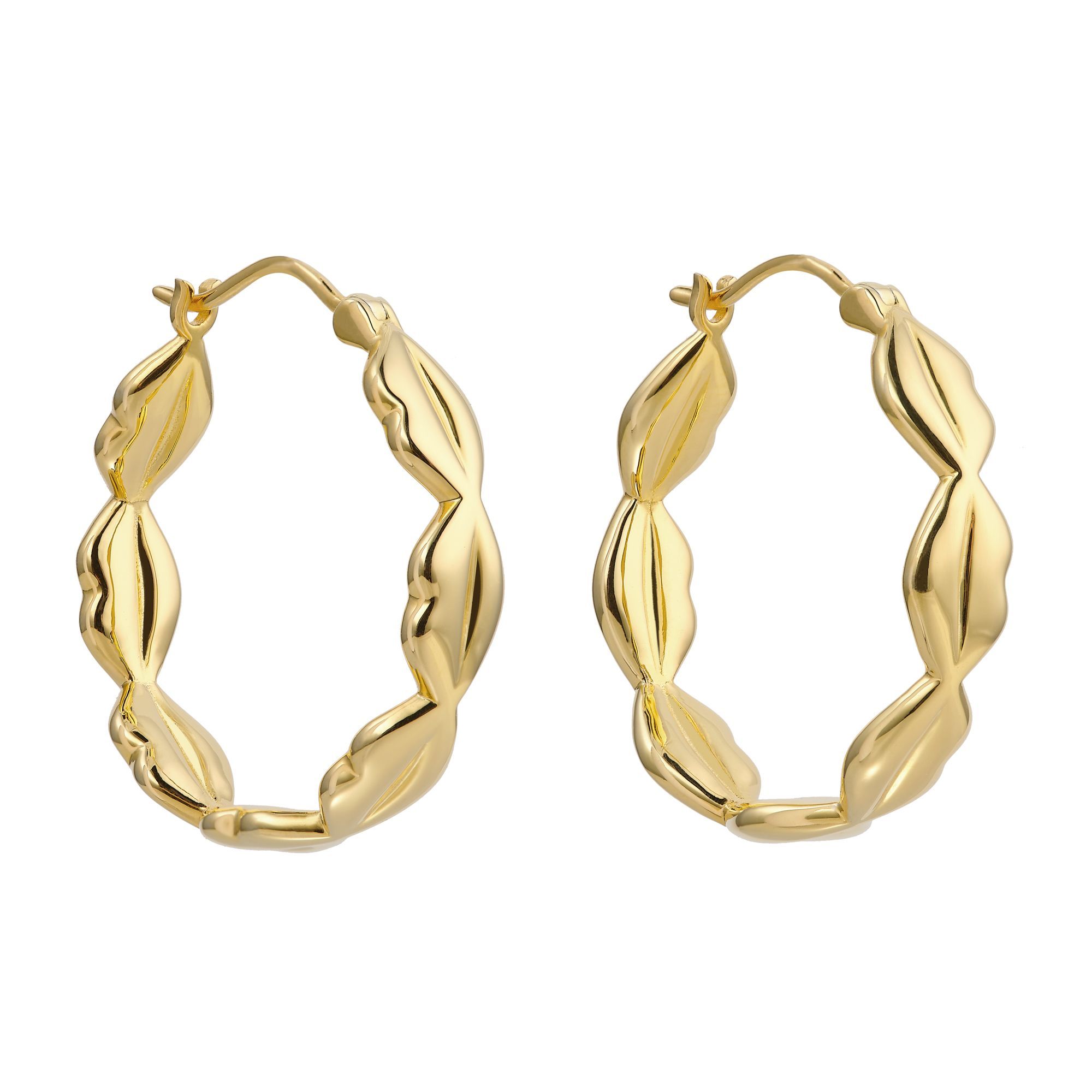 18K Yellow Gold Dainty Hoop Earrings • Gold Hoops • Italian Hoops • Minimalist good