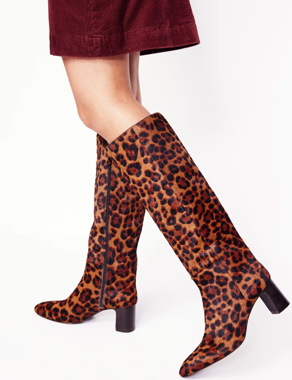 Erica Knee High Leather Boots
