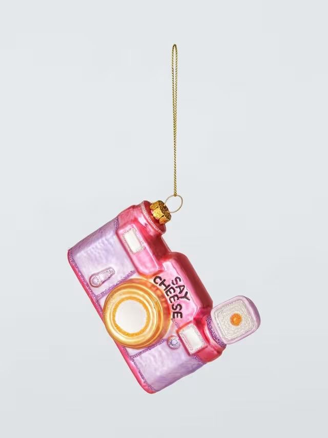 Sugar & Spice Retro Camera Bauble