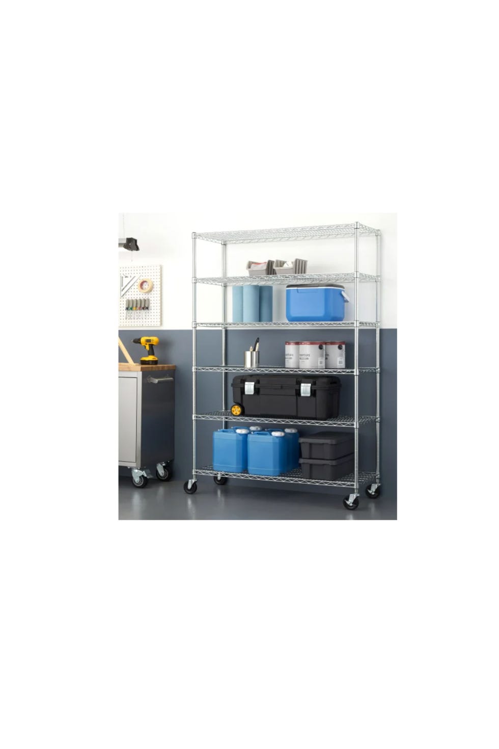 6-Tier Wire Shelving Rack