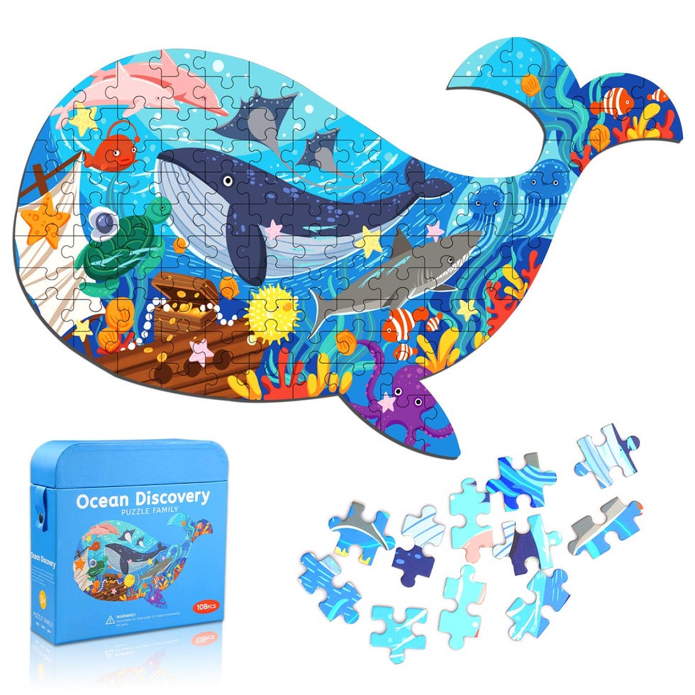 Ocean World Whale Jigsaw Puzzle for Kids