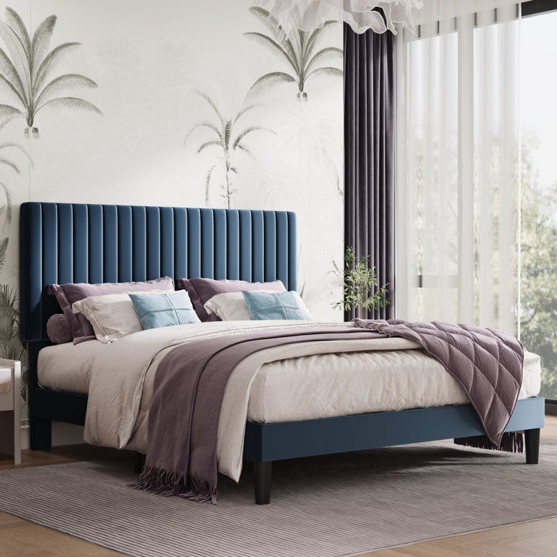 Dunphy upholstered platform bed