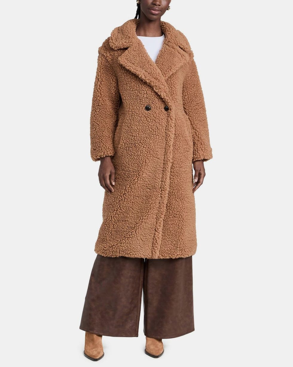 Gertrude Long Teddy Coat