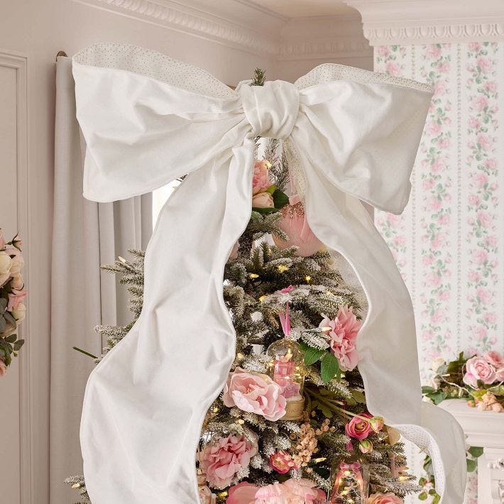 Bow Tree Topper