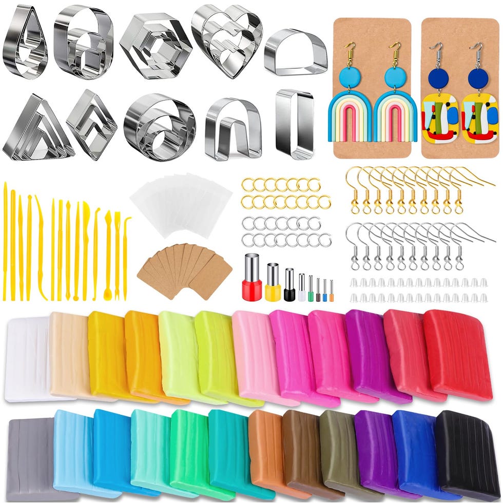 Polymer Clay Earrings Making Kit 