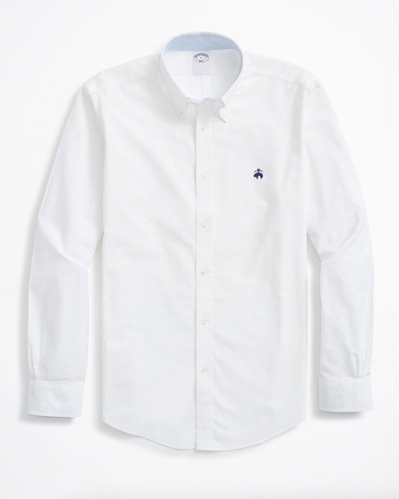 Stretch Non-Iron Oxford Button-Down Collar Sport Shirt