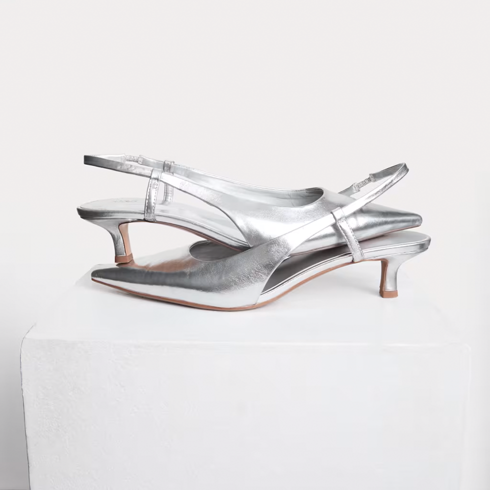 Kitten Heel Sling-back