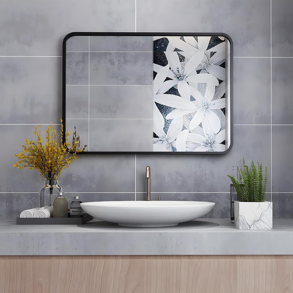 Espejo rectangular para baño