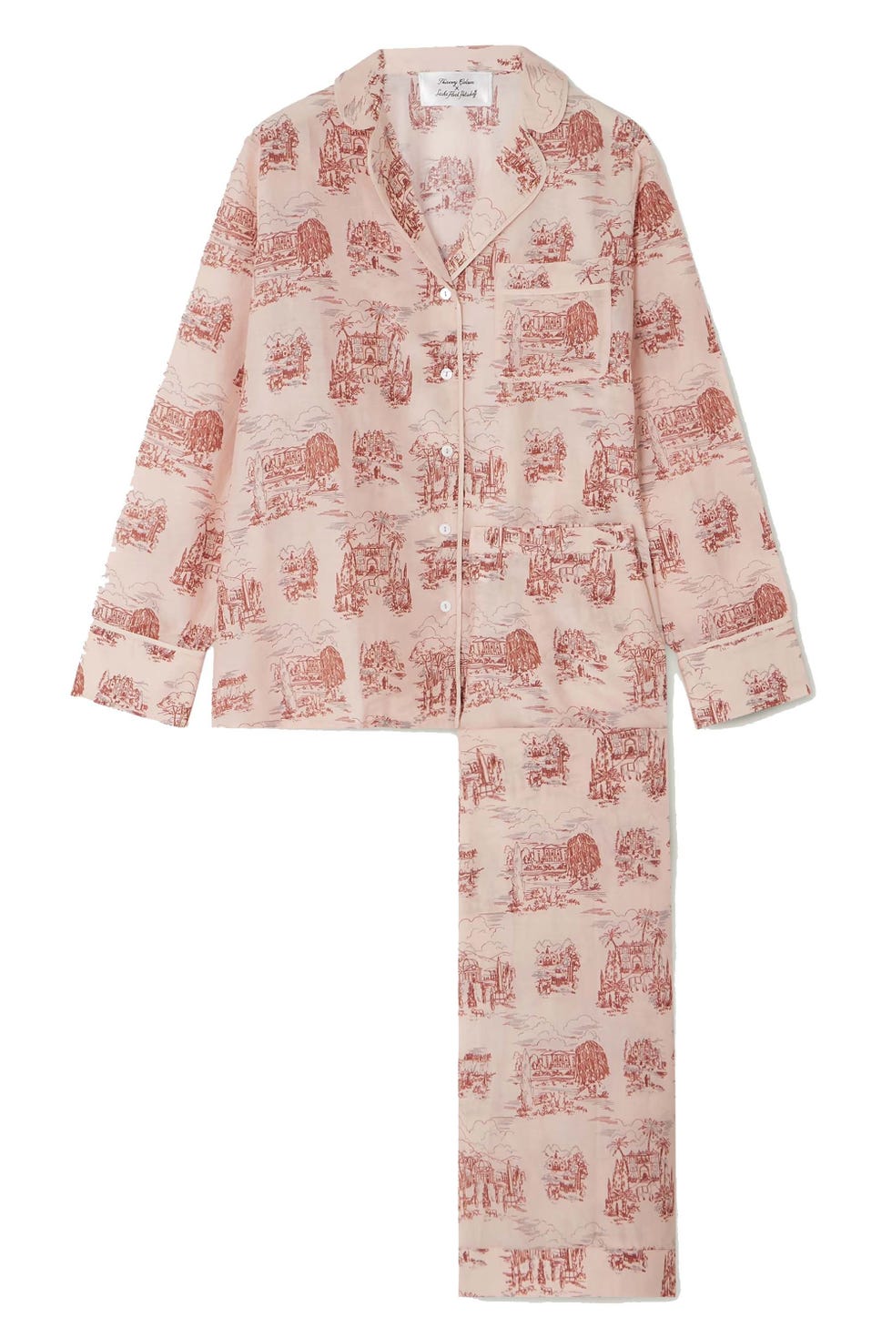 The pyjamas: Thierry Colson Albertine set