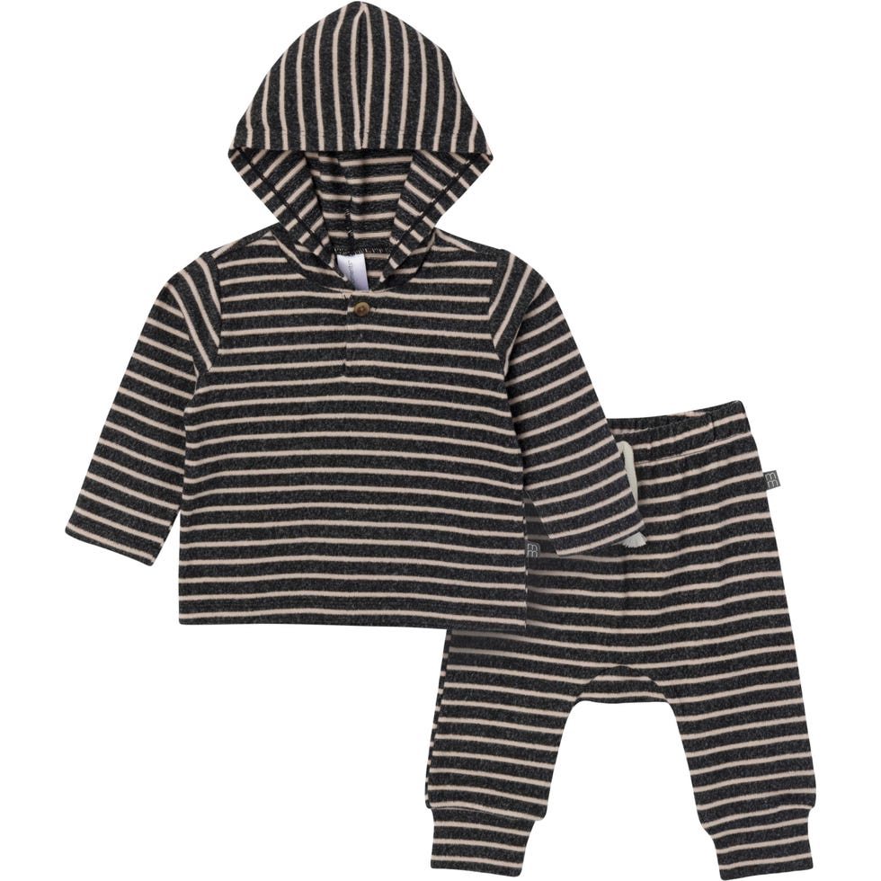 Hooded Hacci Top and Pant Set