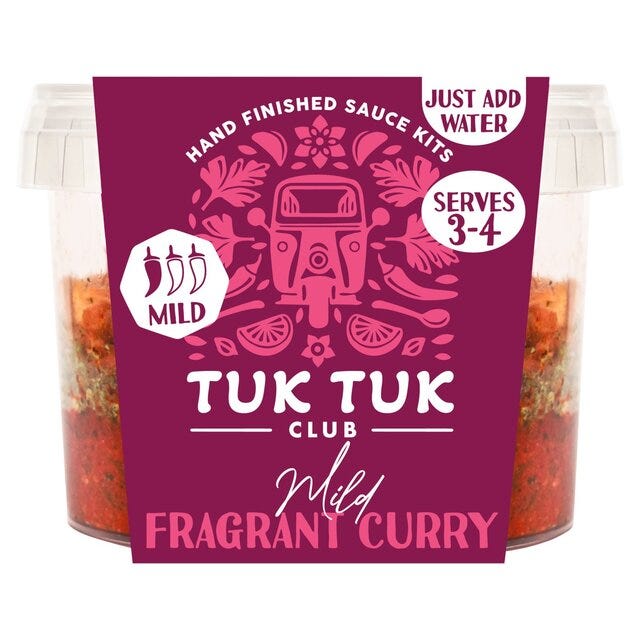 Freshly Made Mild Fragrant Curry Sauce Kit 135g