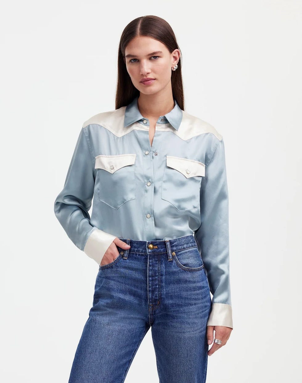 Satin Western Shirt