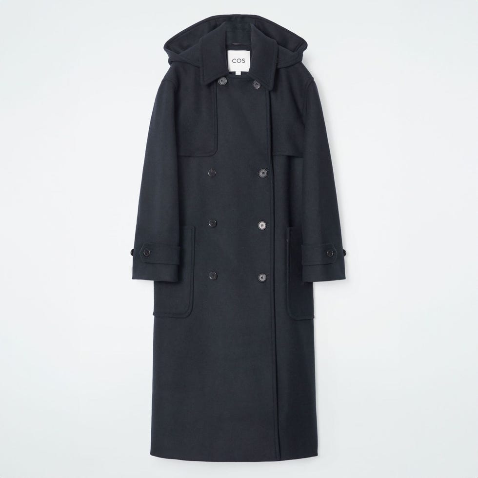 Hooded Wool Duffle Coat