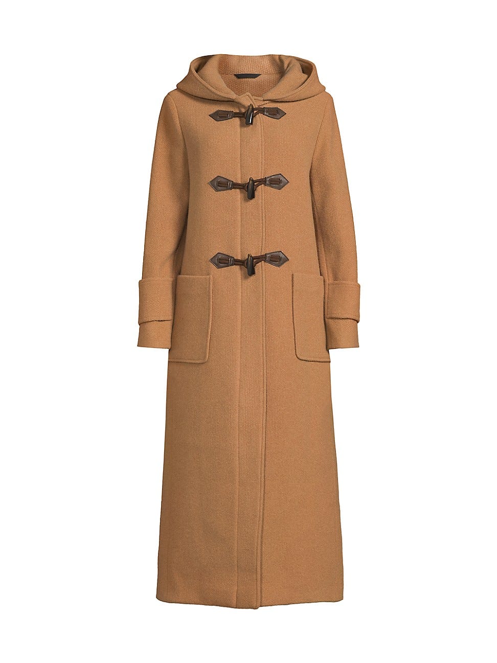 Wool Hooded Toggle Coat