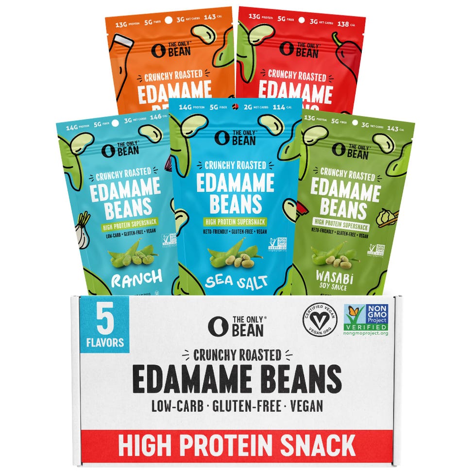 The Only Bean Crunchy Roasted Edamame Bean Snacks 