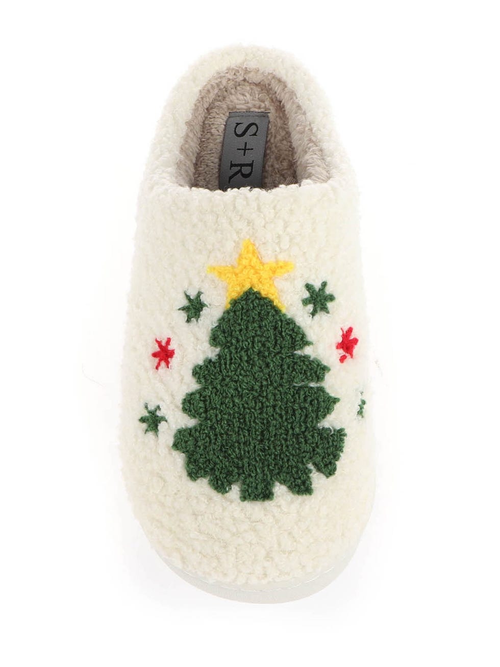 Holiday Graphic Cozy Slide Slipper