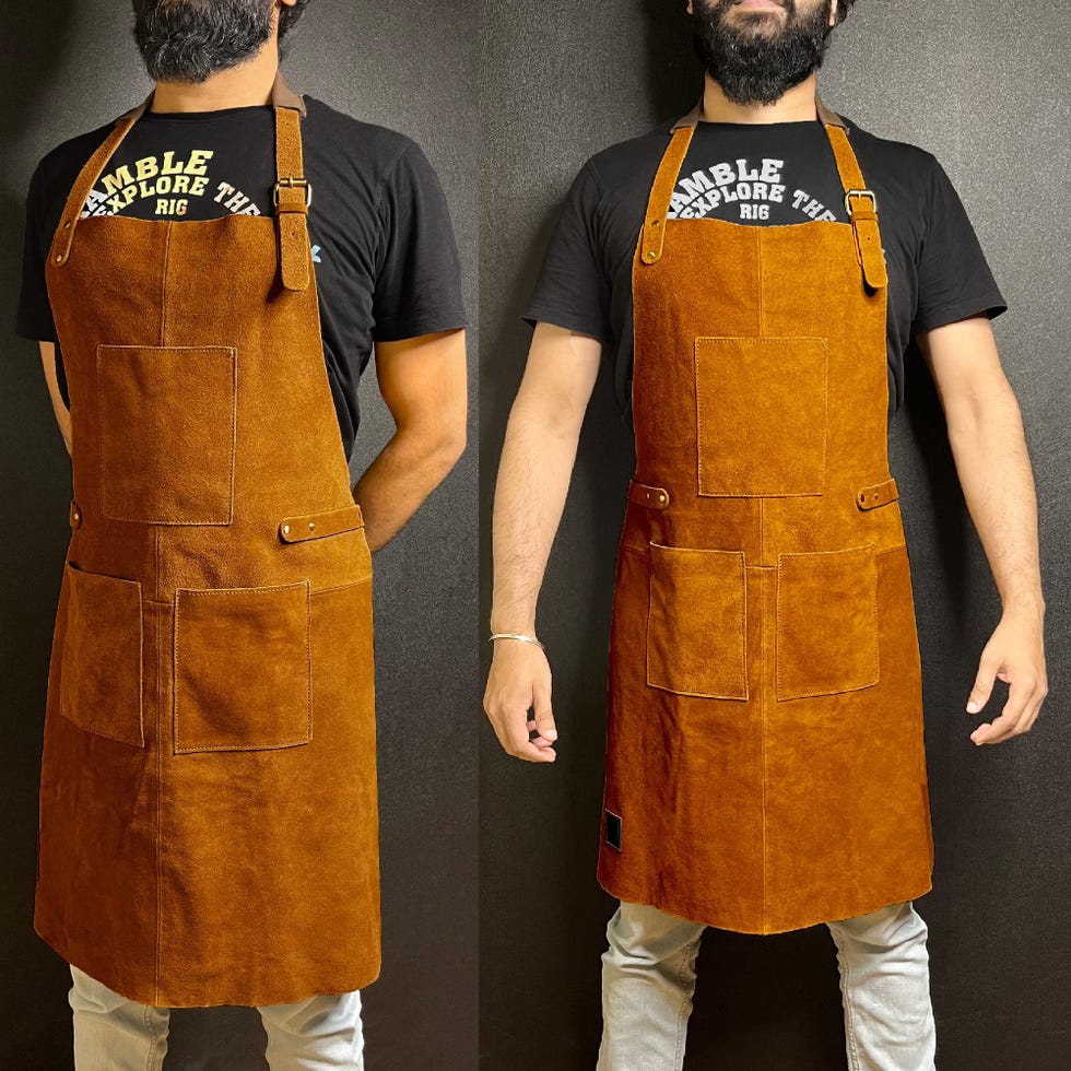 Leather work apron