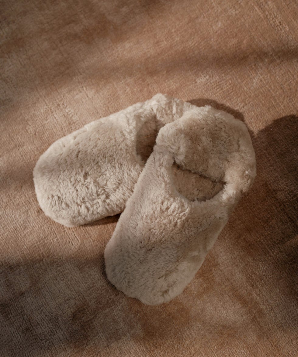 Shearling Moroccan Slippers