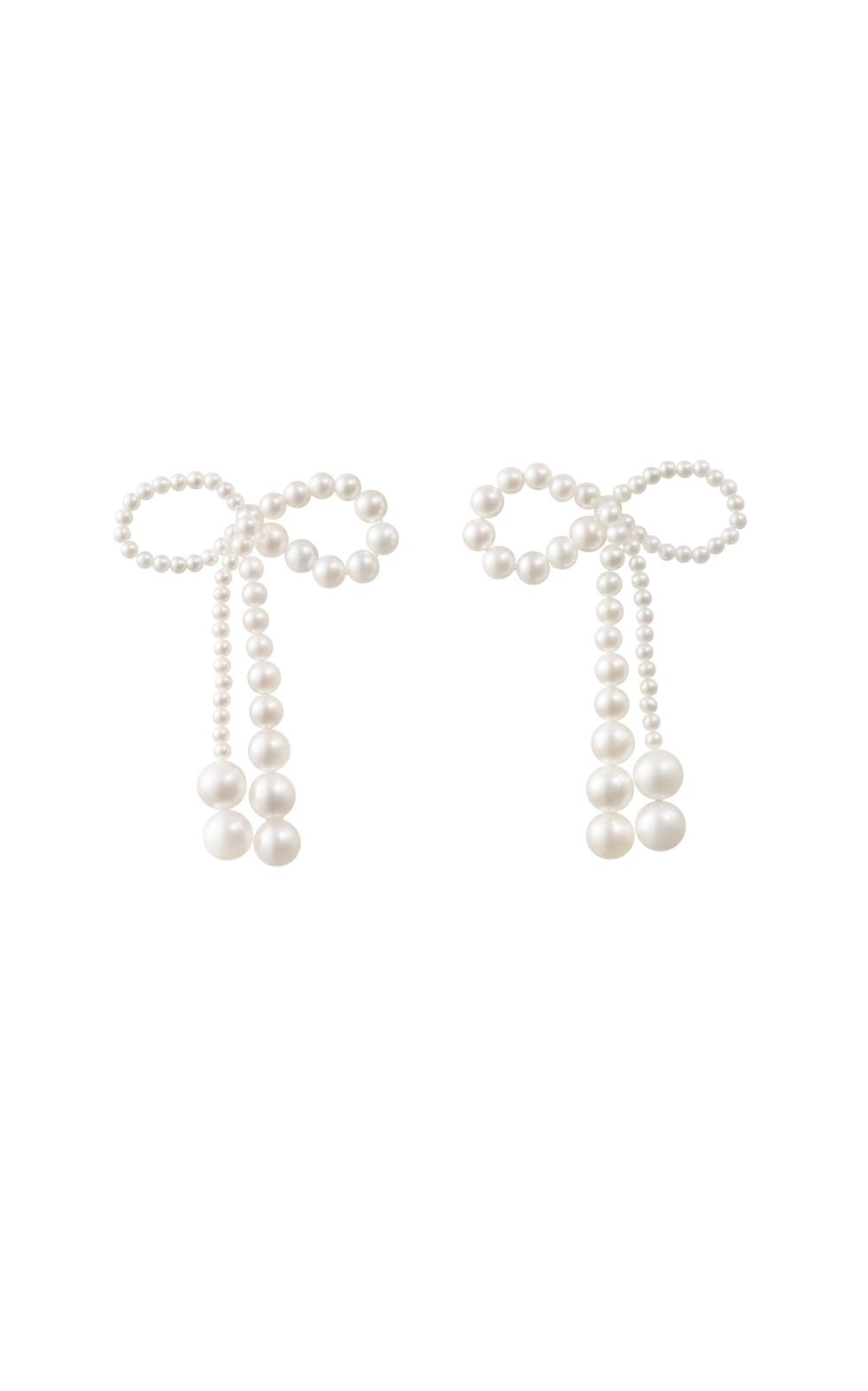 Grande Rosette de Perles 14K Yellow Gold Pearl Earrings