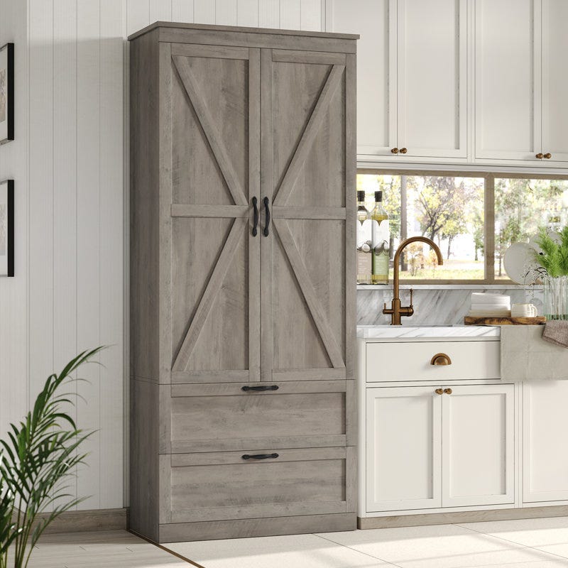 Bergeron 70.3'' Kitchen Pantry