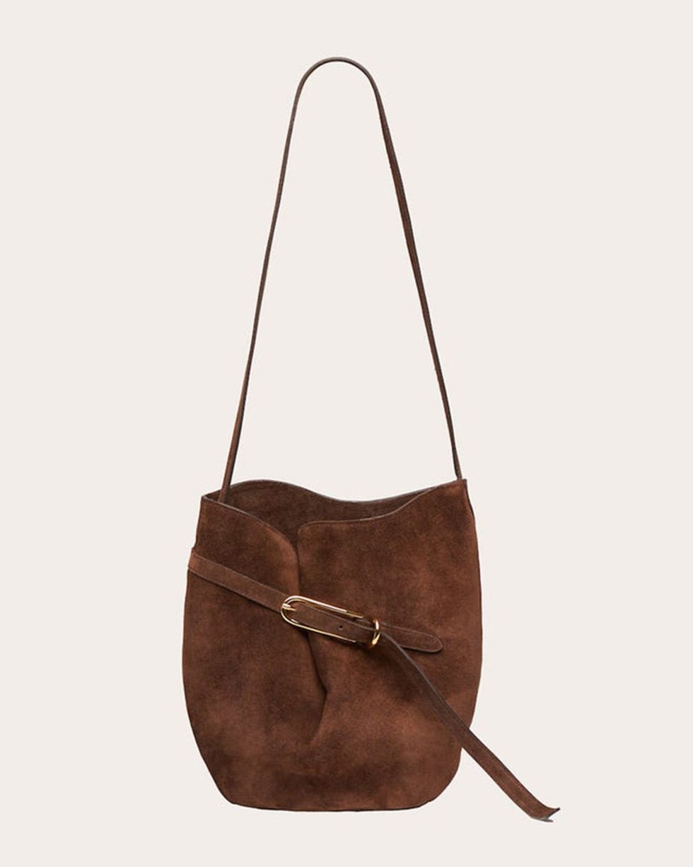 Belted Bucket Bag