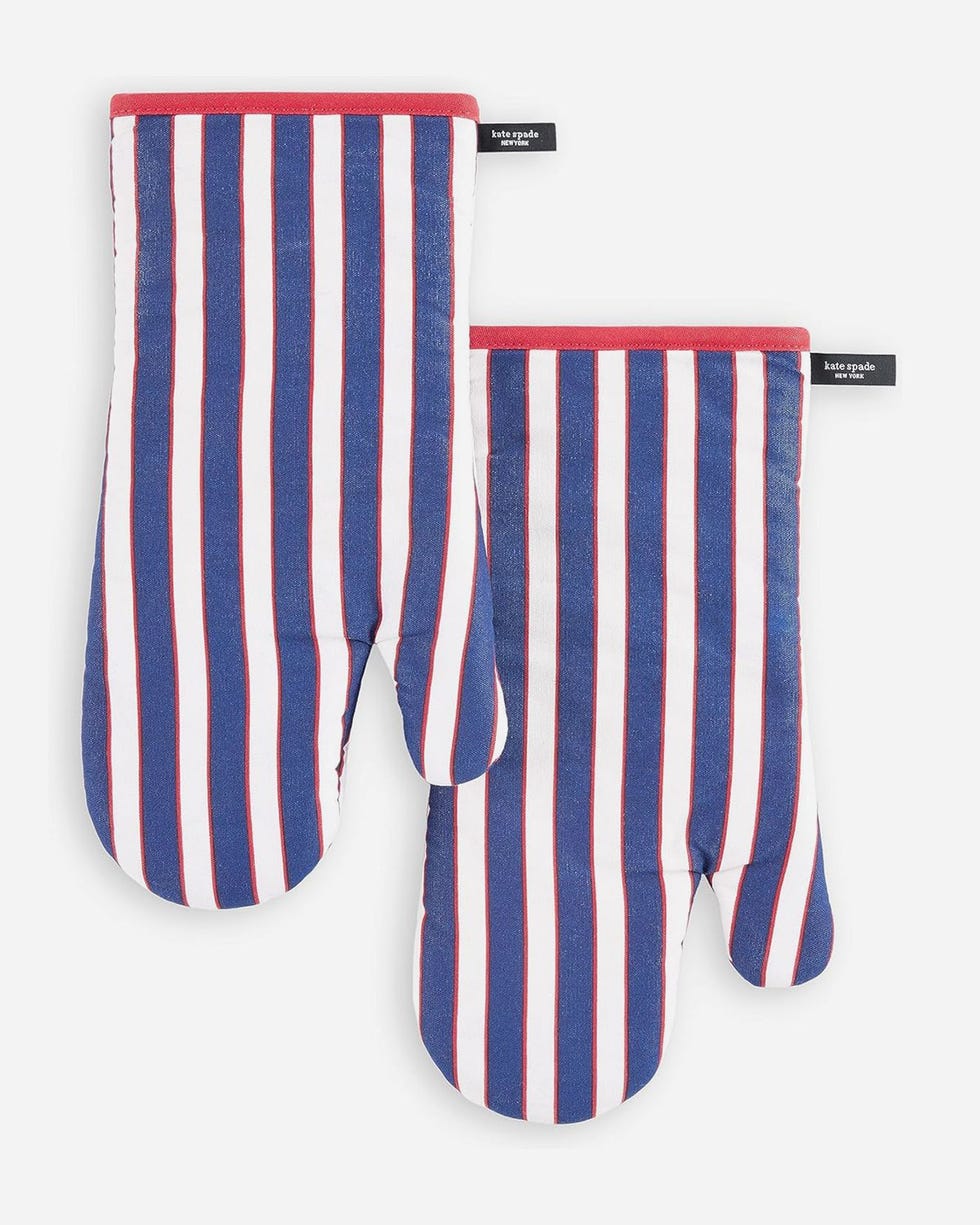 Botanical Stripe Oven Mitt 2-Pack Set