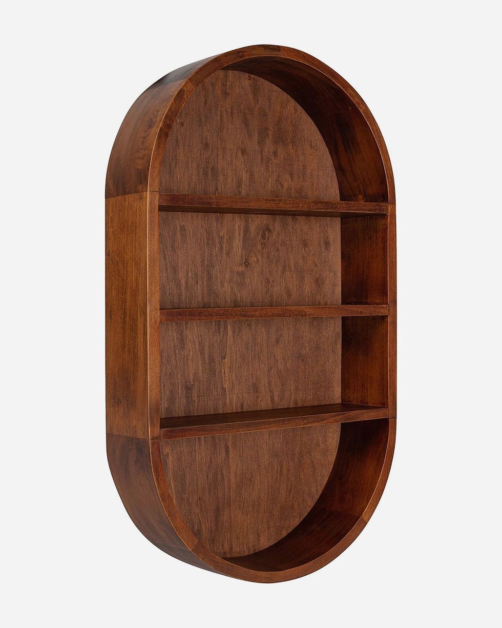 Hutton Midcentury Capsule Wall Shelf