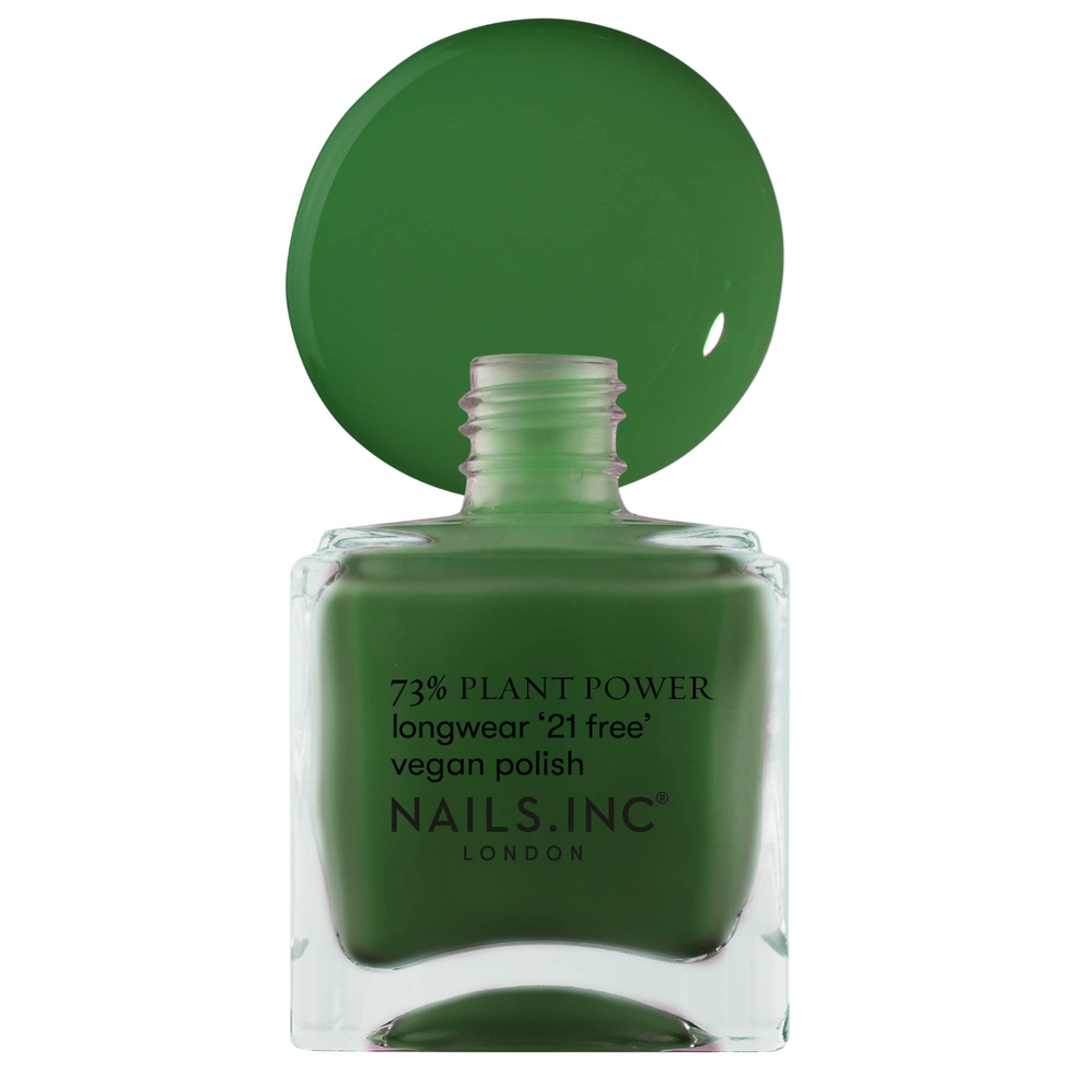Nail Polish in Wipe The Slate Green.