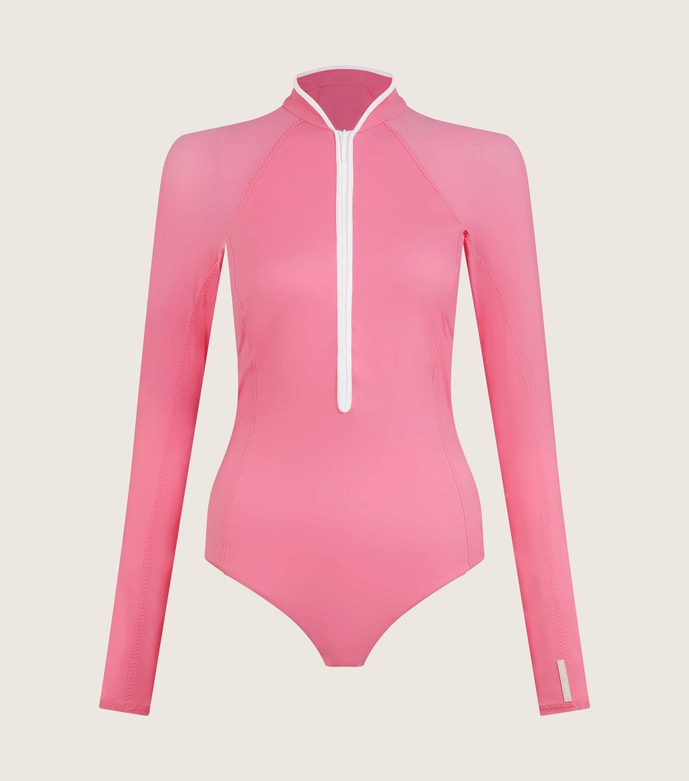 Tyra UPF 50+ Swim Bubblegum/White