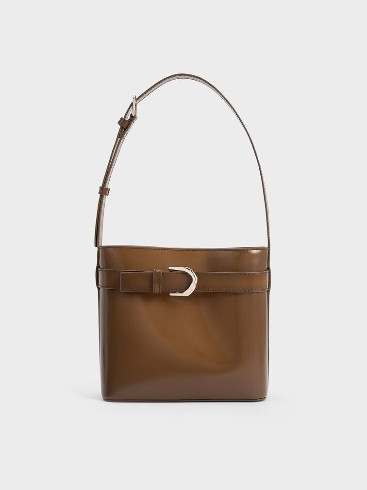 Gabine Belted Bucket Bag