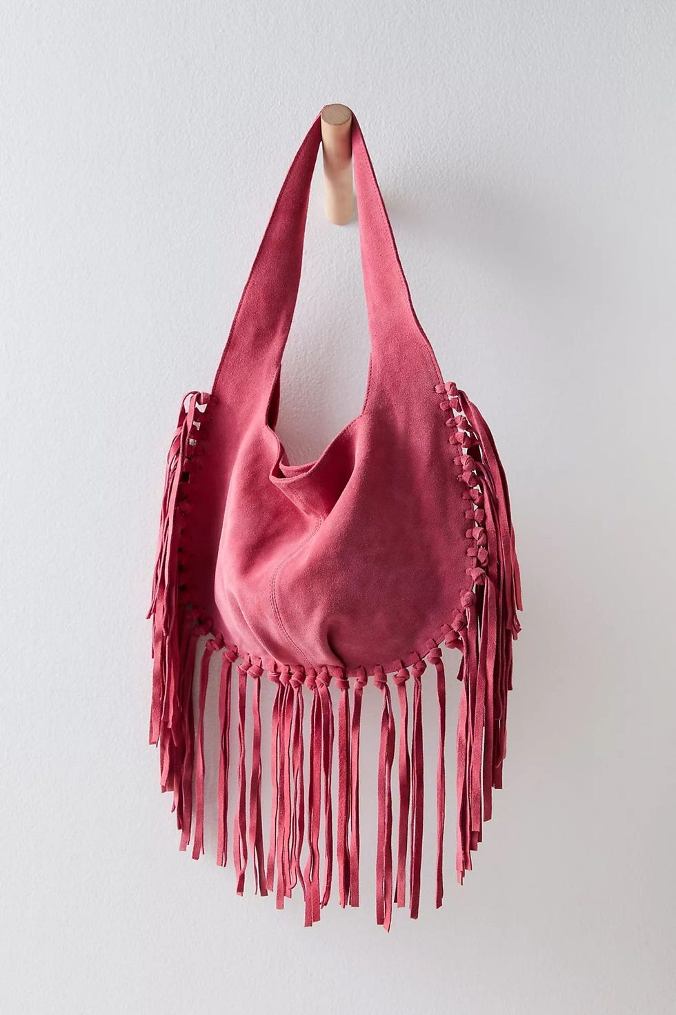 Riley Suede Fringe Bag