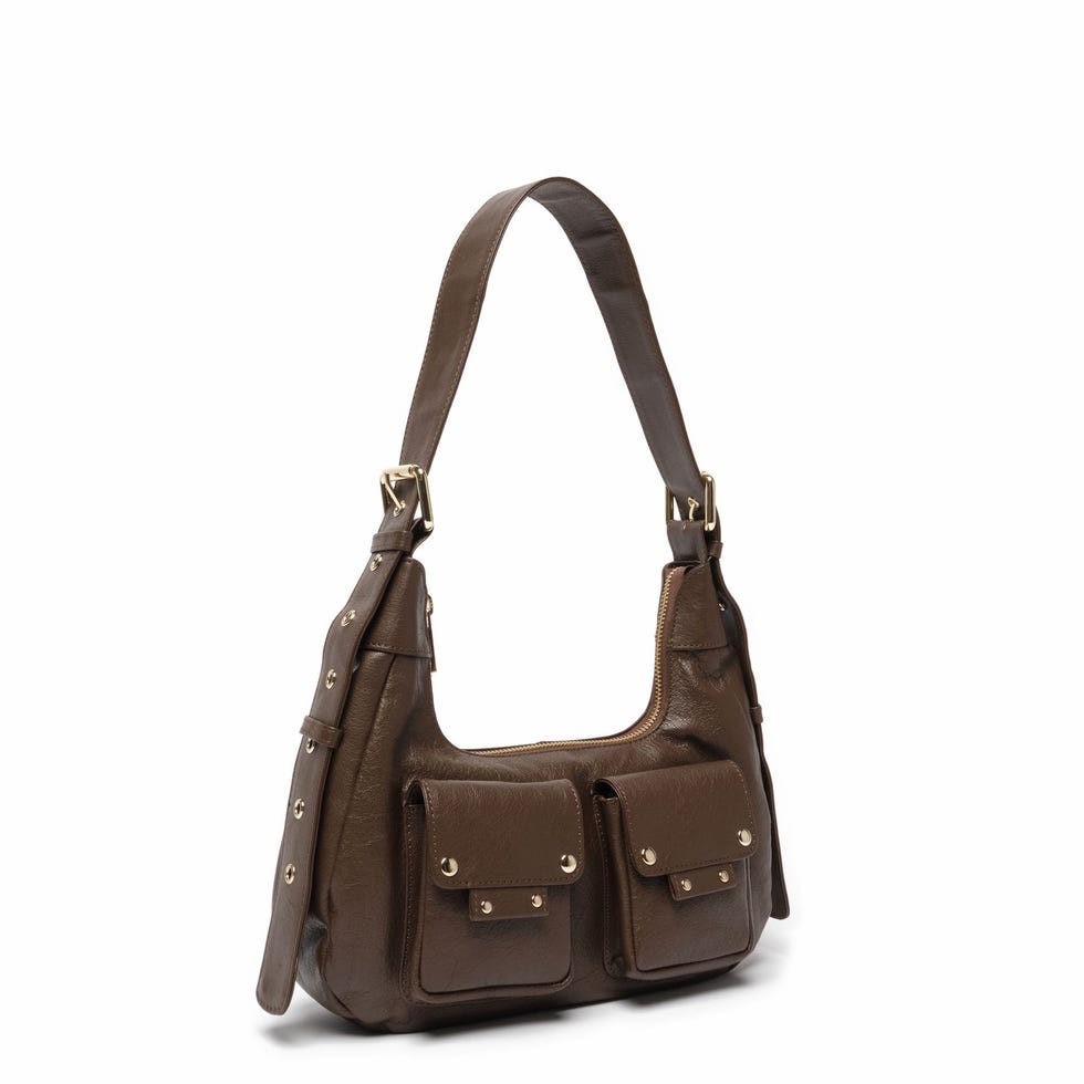 Sally Small Air 3 Dark Brown w gold
