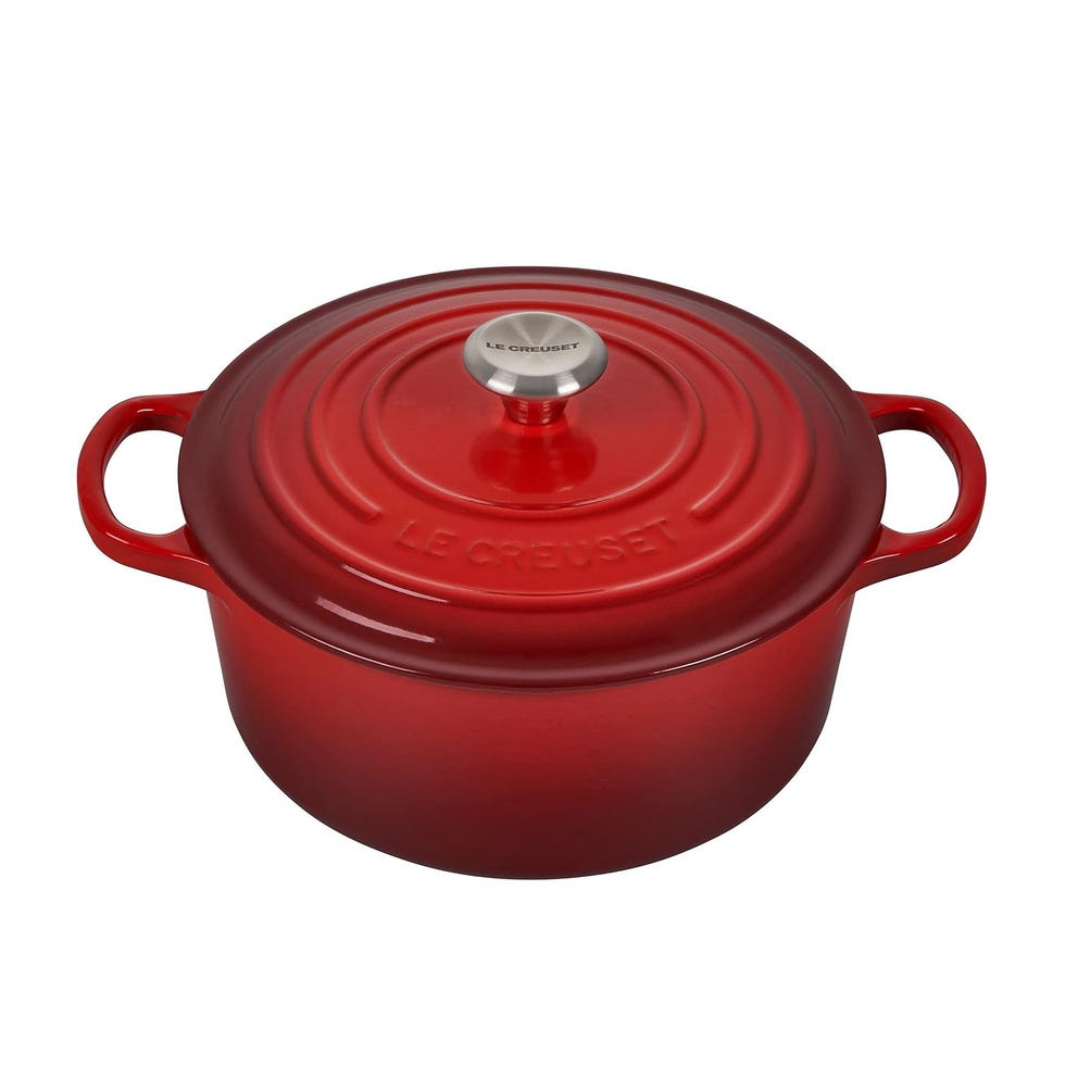 Signature Enamelled Cast Iron Round Casserole Dish 22 cm