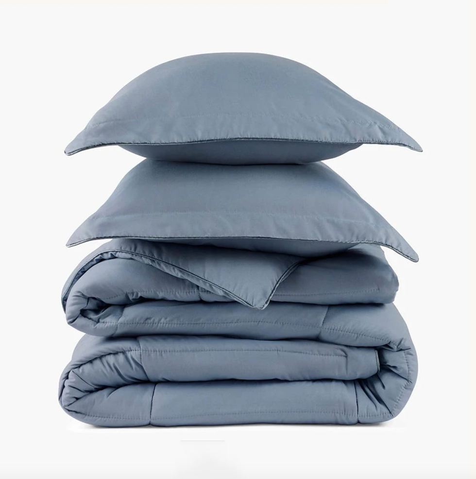 French Blue Oversized Comforter Set