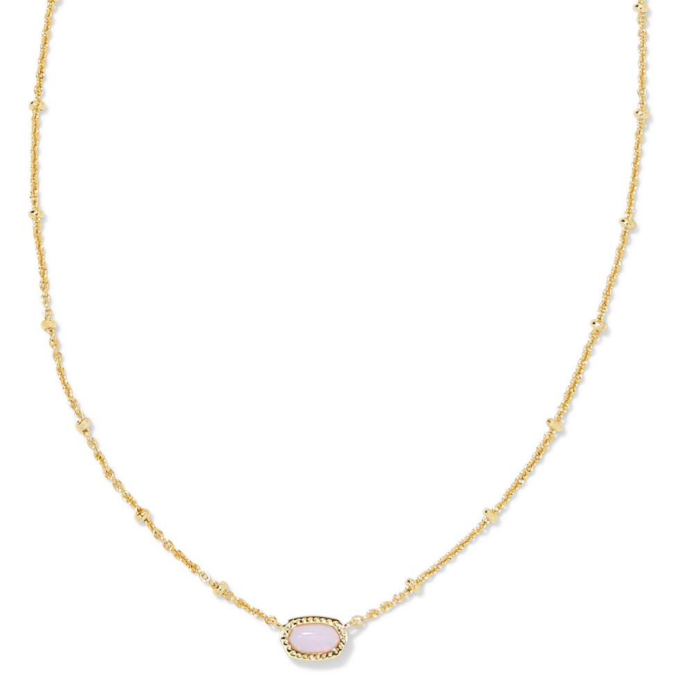 14k Gold-Plated Mini Elisa Satellite Short Pendant Necklace