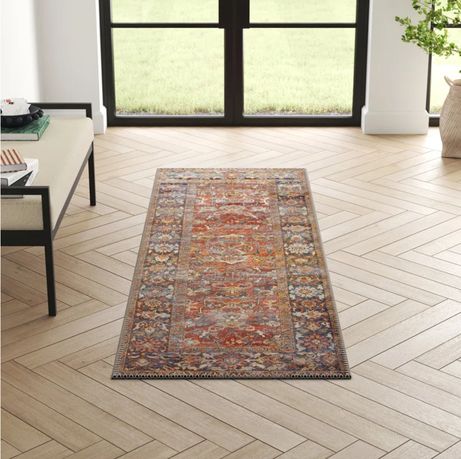 Portman orange rug