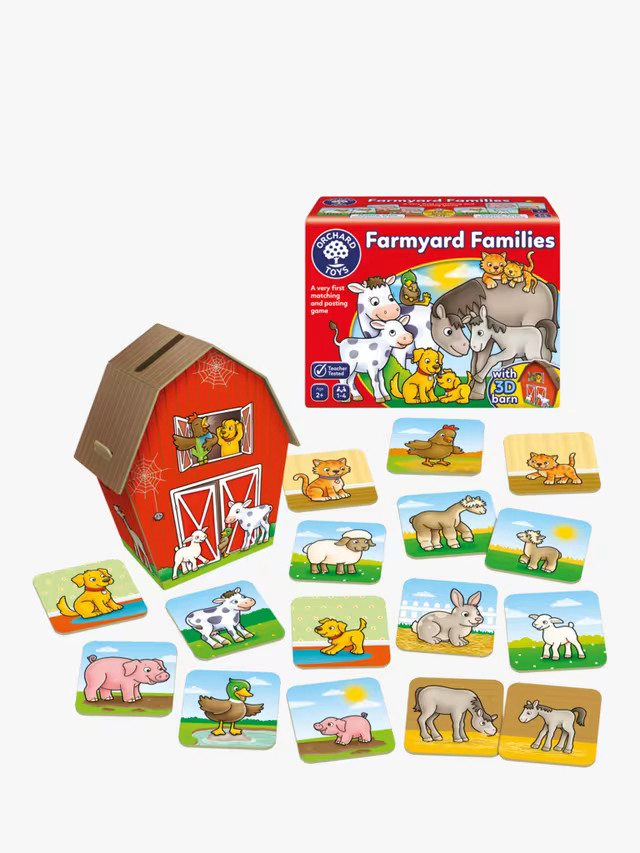 Farmyard Families Matching Game