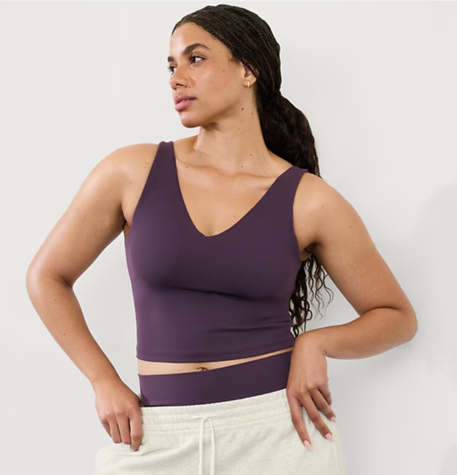 Transcend AC V Neck Crop Bra