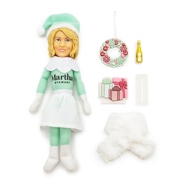 Martha on The Mantel Christmas Green Plush Figurine