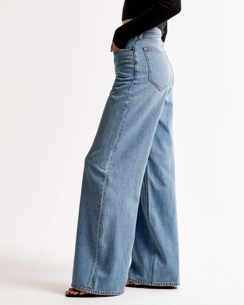 High Rise Wide Leg Jean