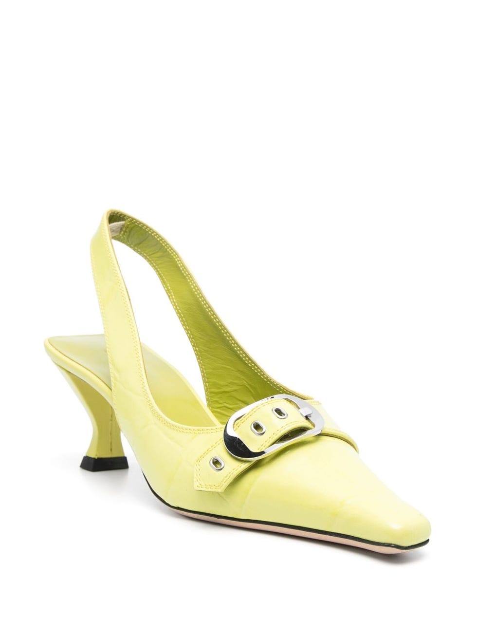 Evita 65mm Slingback Leather Pumps