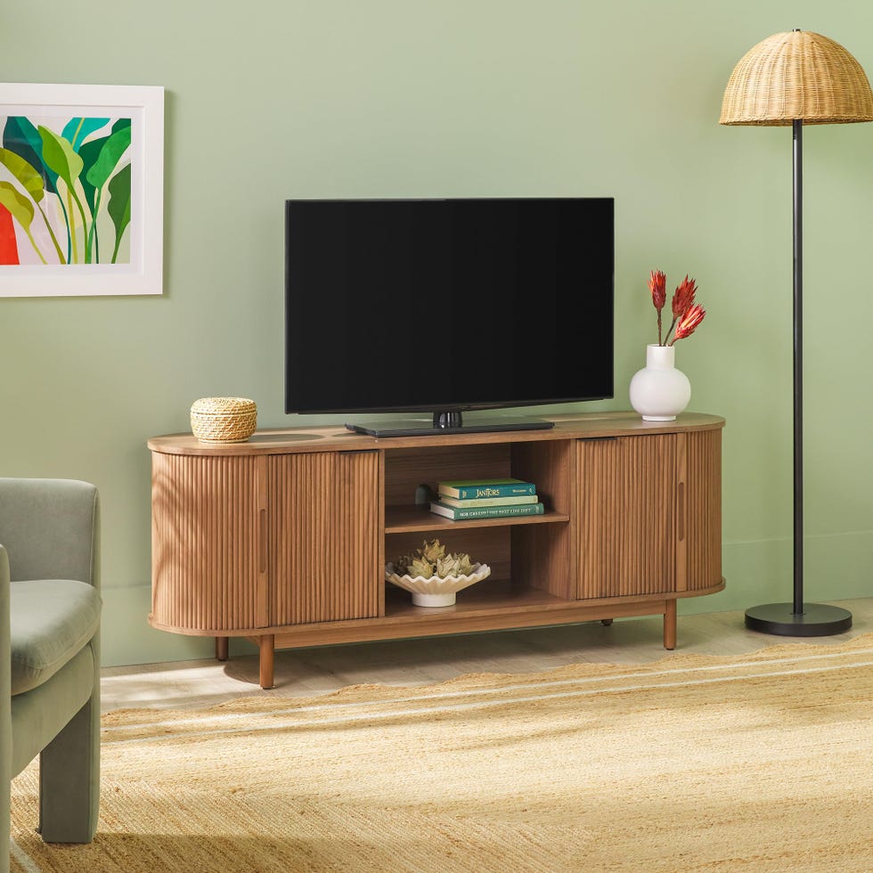 Curved TV Stand 