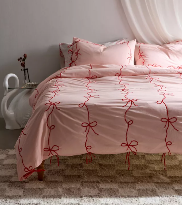 Lacey Bows Duvet Cover