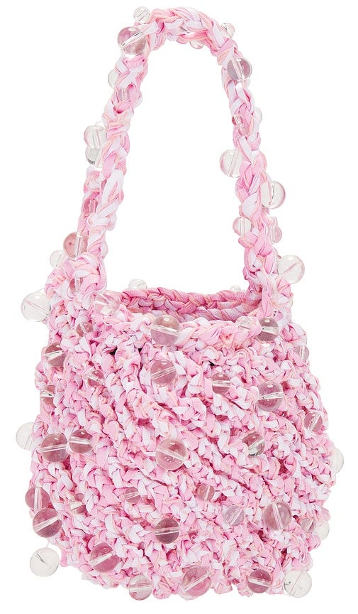 Crochet Beaded Mini Bag 