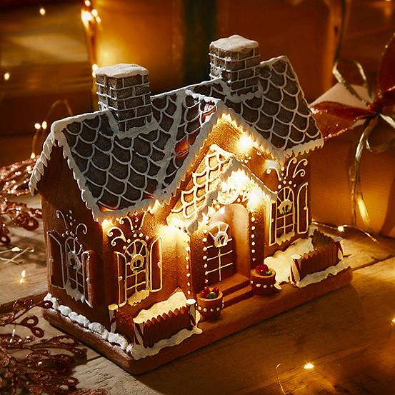 Nostalgia Light Up Gingerbread selling House